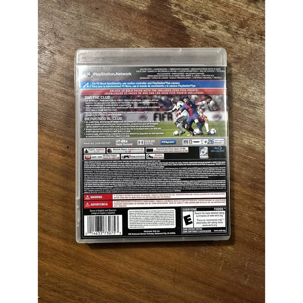 EA SPORTS FIFA Soccer 13 PS3 Sports Multiplayer Manual Included